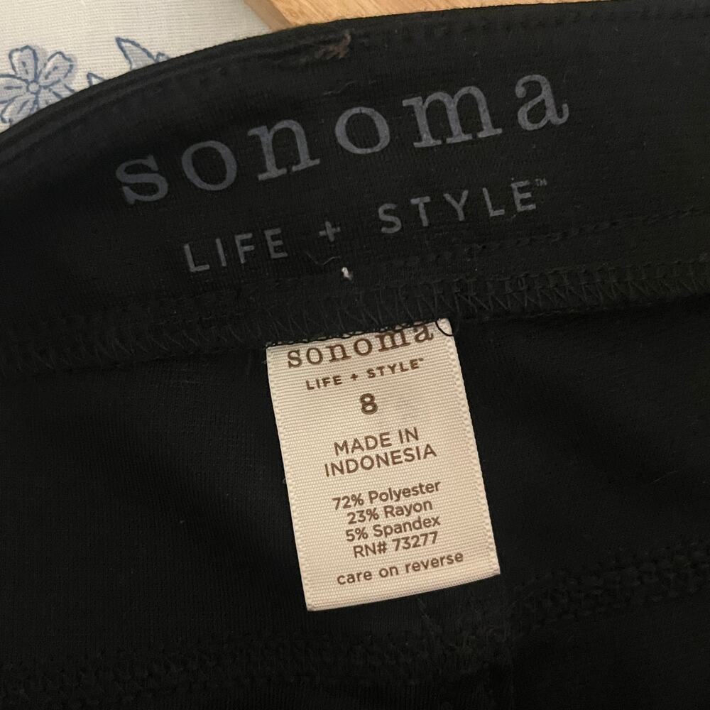 Sonoma Straight Leg Women's Pants in Black - Picture 5 of 9